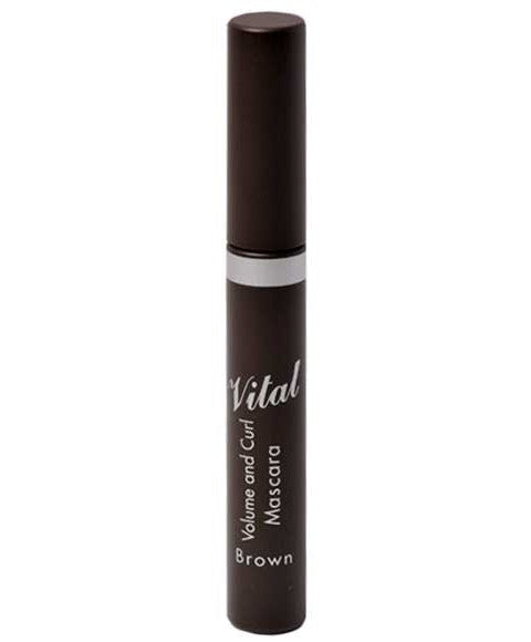 Vital Makeup Volume And Curl Mascara Brown