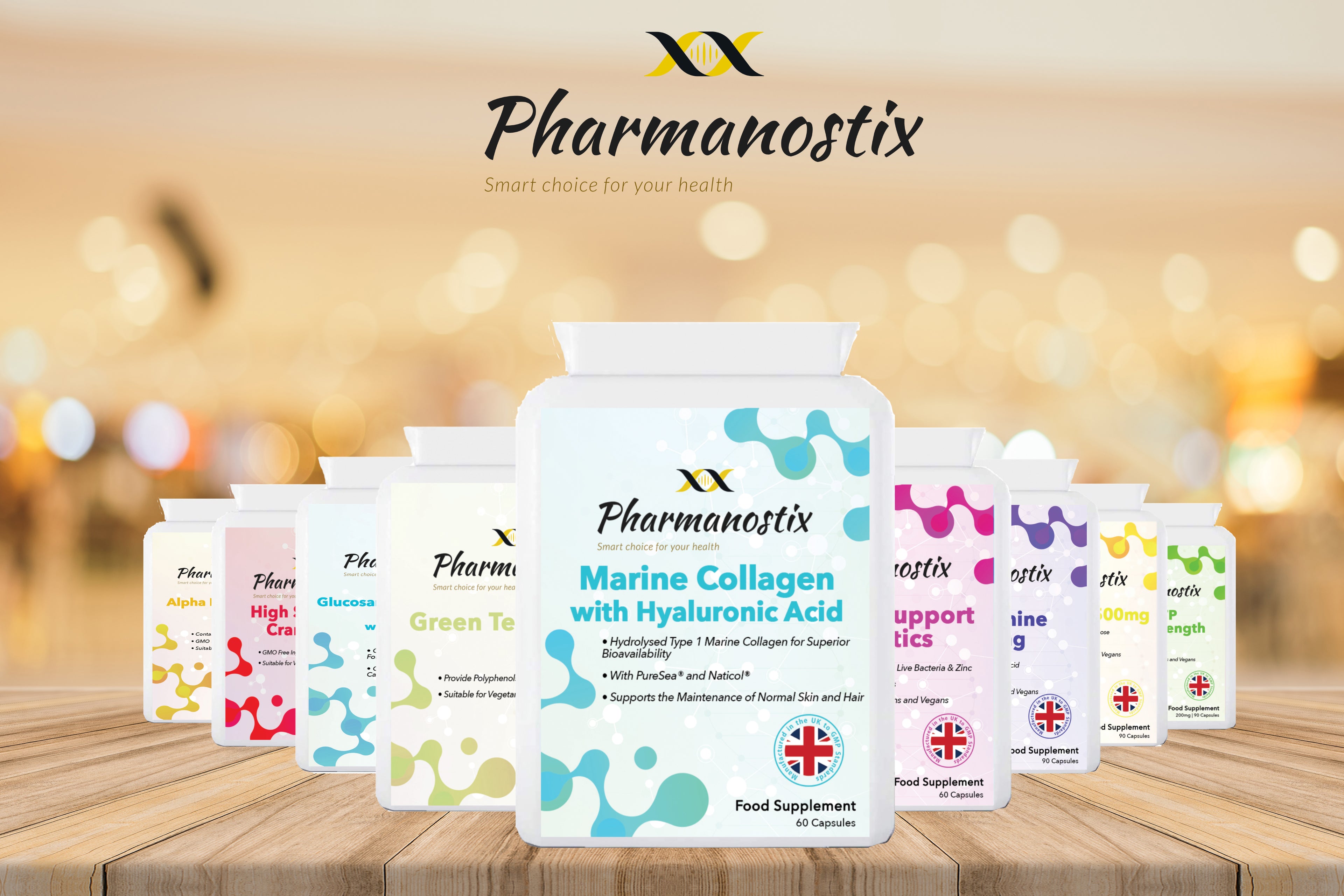 Marine Collagen with Hyaluronic Acid 60 Capsules